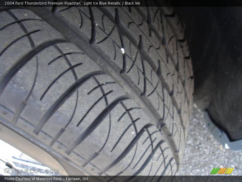 Light Ice Blue Metallic / Black Ink 2004 Ford Thunderbird Premium Roadster