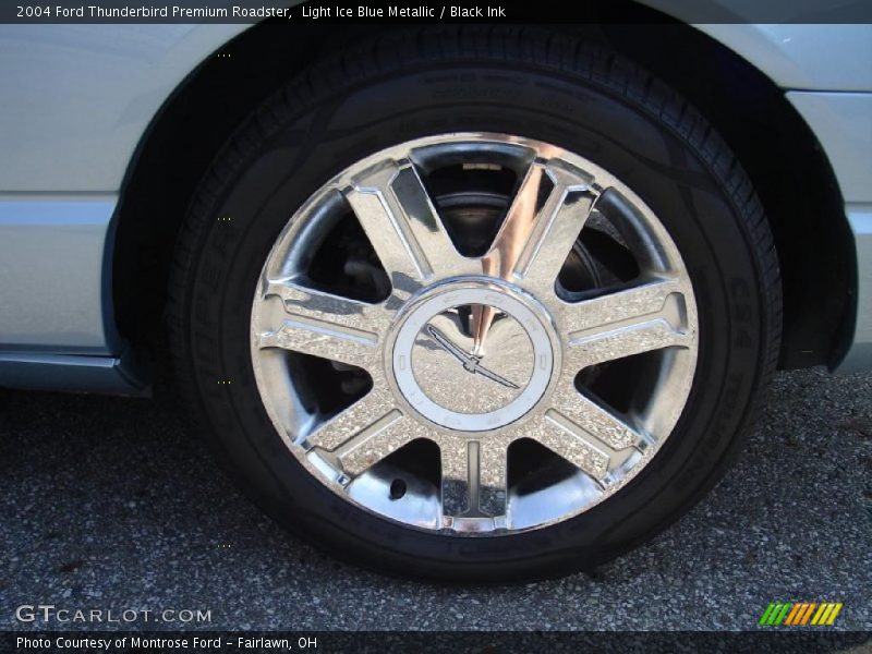 Light Ice Blue Metallic / Black Ink 2004 Ford Thunderbird Premium Roadster
