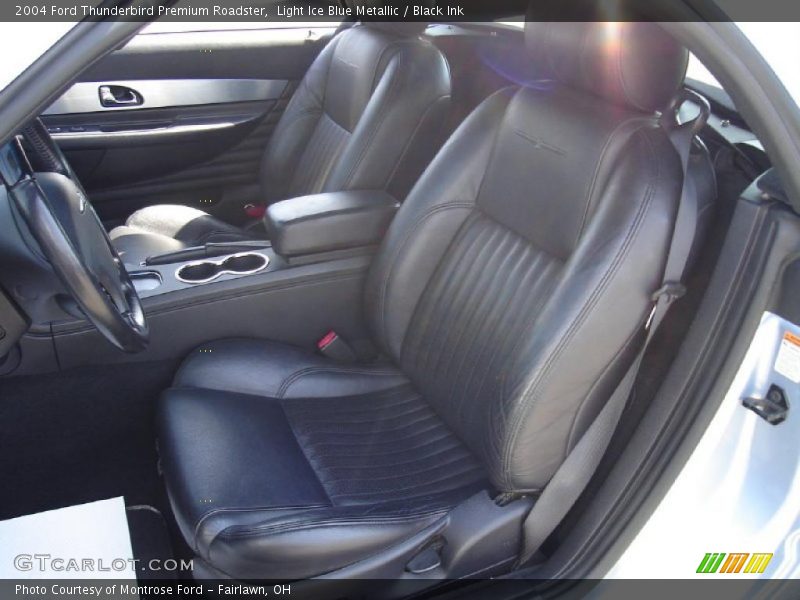 Light Ice Blue Metallic / Black Ink 2004 Ford Thunderbird Premium Roadster
