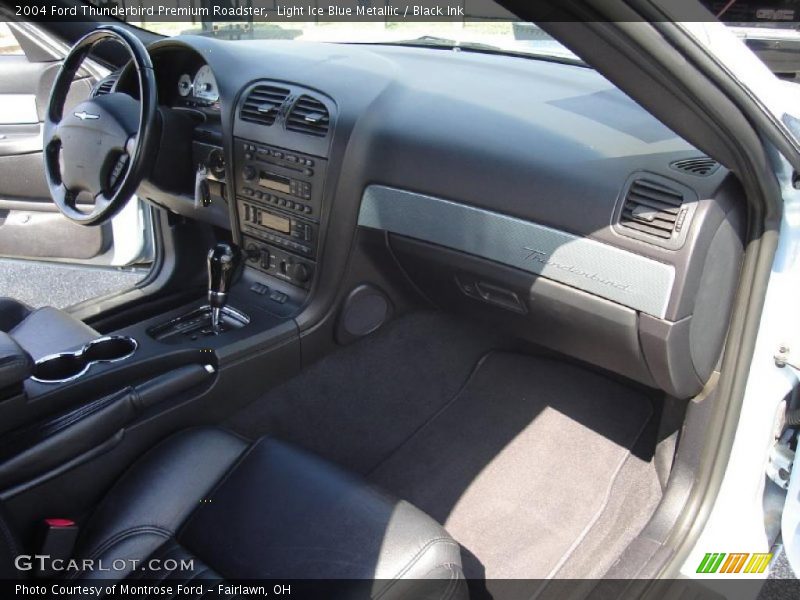 Light Ice Blue Metallic / Black Ink 2004 Ford Thunderbird Premium Roadster