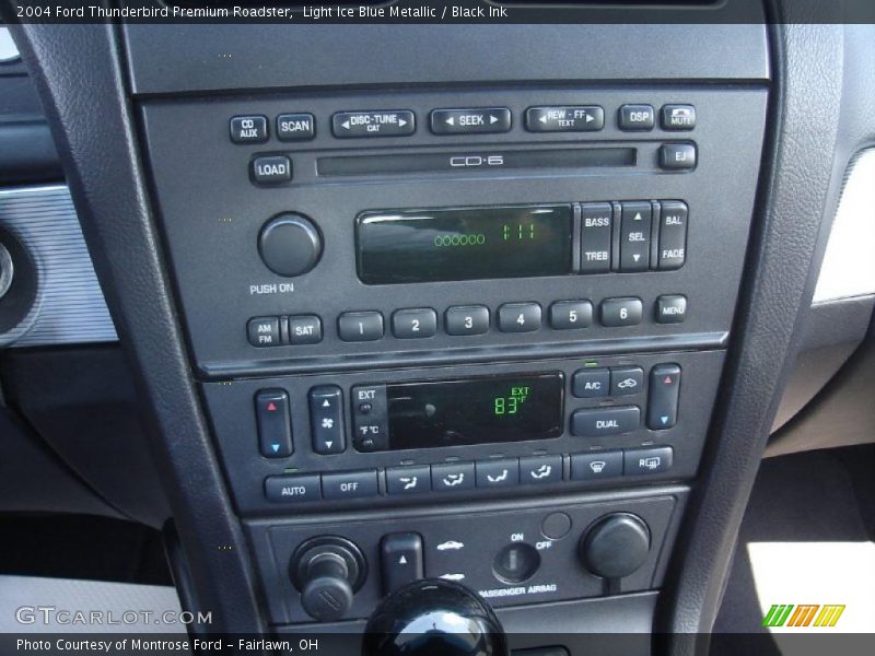 Light Ice Blue Metallic / Black Ink 2004 Ford Thunderbird Premium Roadster