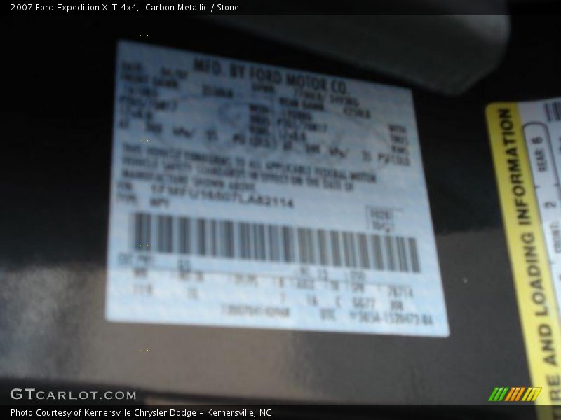 Carbon Metallic / Stone 2007 Ford Expedition XLT 4x4