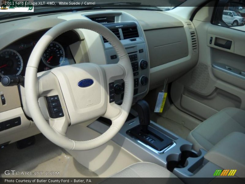 White Suede / Camel 2011 Ford Escape XLT 4WD