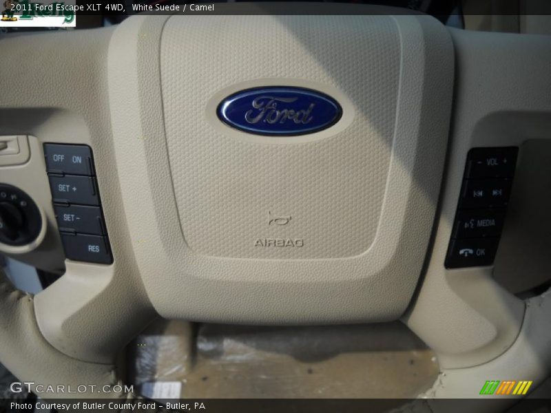White Suede / Camel 2011 Ford Escape XLT 4WD