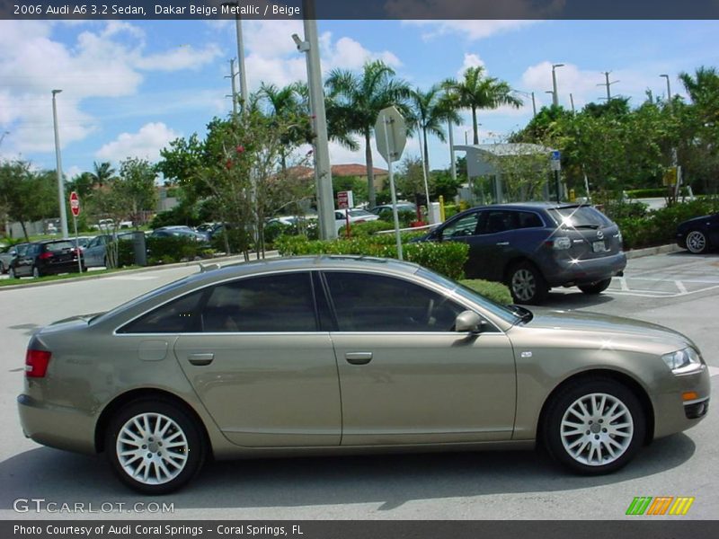 Dakar Beige Metallic / Beige 2006 Audi A6 3.2 Sedan