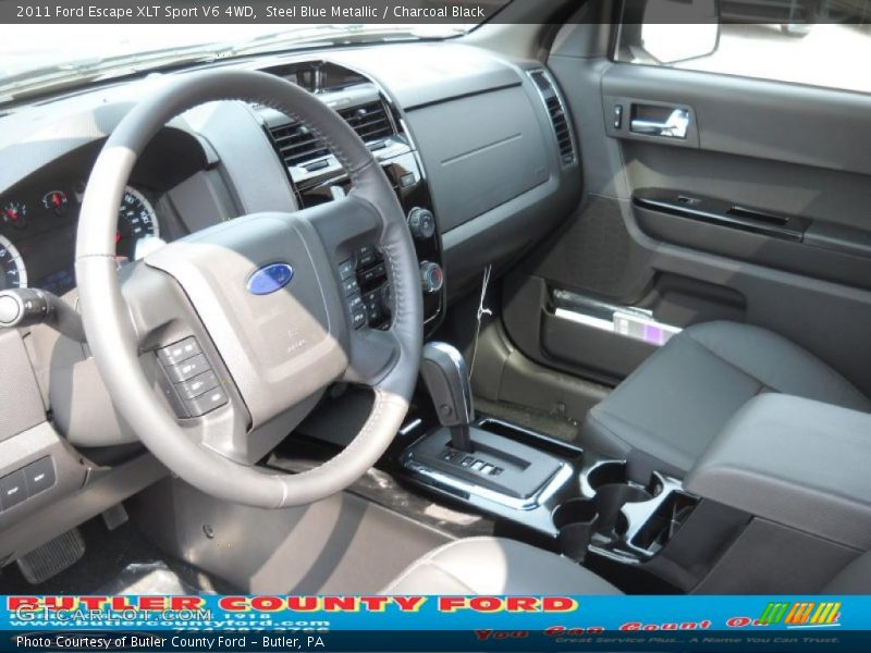 Steel Blue Metallic / Charcoal Black 2011 Ford Escape XLT Sport V6 4WD