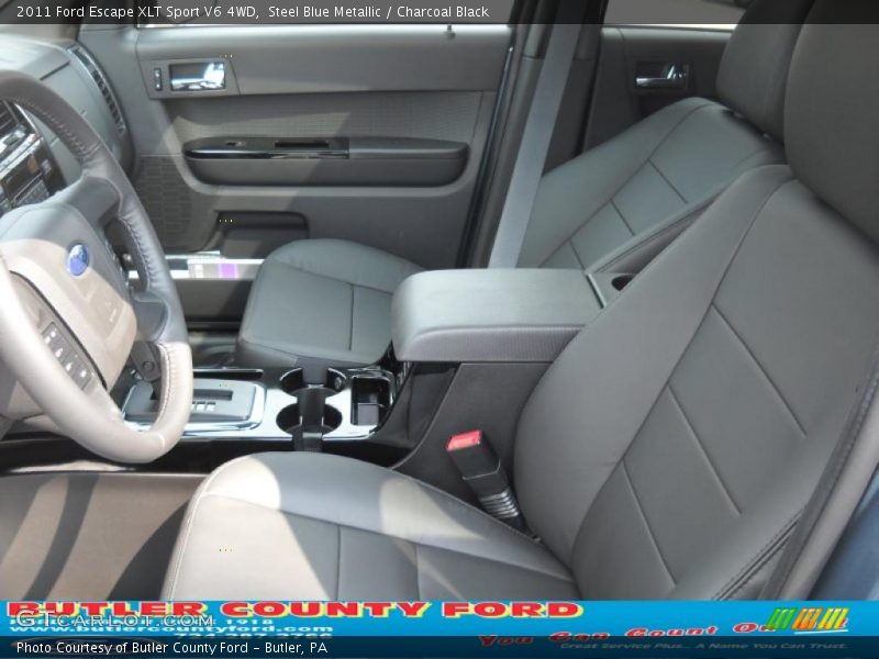 Steel Blue Metallic / Charcoal Black 2011 Ford Escape XLT Sport V6 4WD
