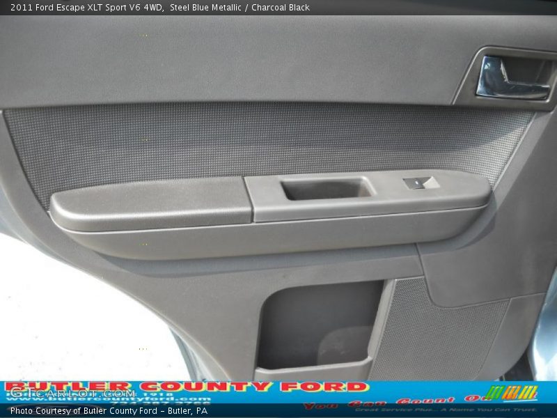 Steel Blue Metallic / Charcoal Black 2011 Ford Escape XLT Sport V6 4WD