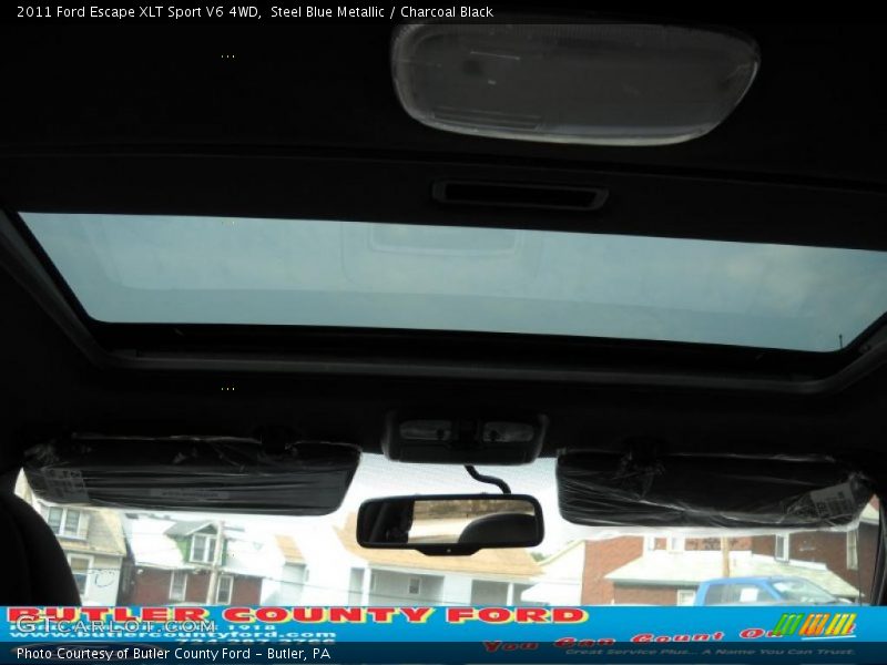 Steel Blue Metallic / Charcoal Black 2011 Ford Escape XLT Sport V6 4WD