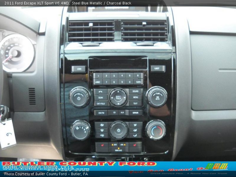 Steel Blue Metallic / Charcoal Black 2011 Ford Escape XLT Sport V6 4WD