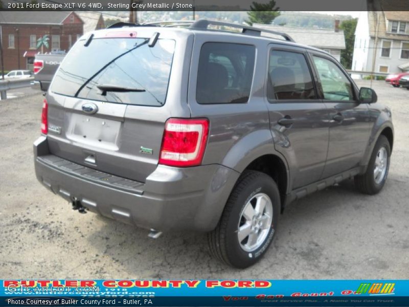 Sterling Grey Metallic / Stone 2011 Ford Escape XLT V6 4WD