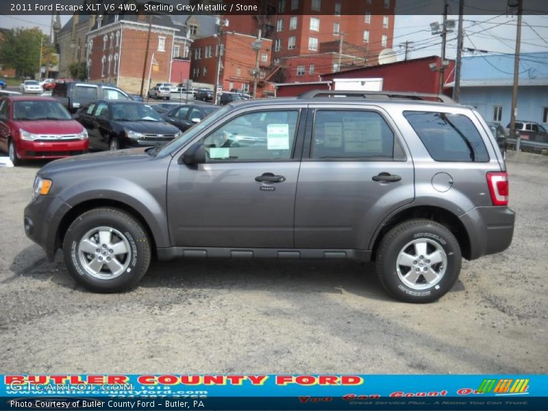 Sterling Grey Metallic / Stone 2011 Ford Escape XLT V6 4WD