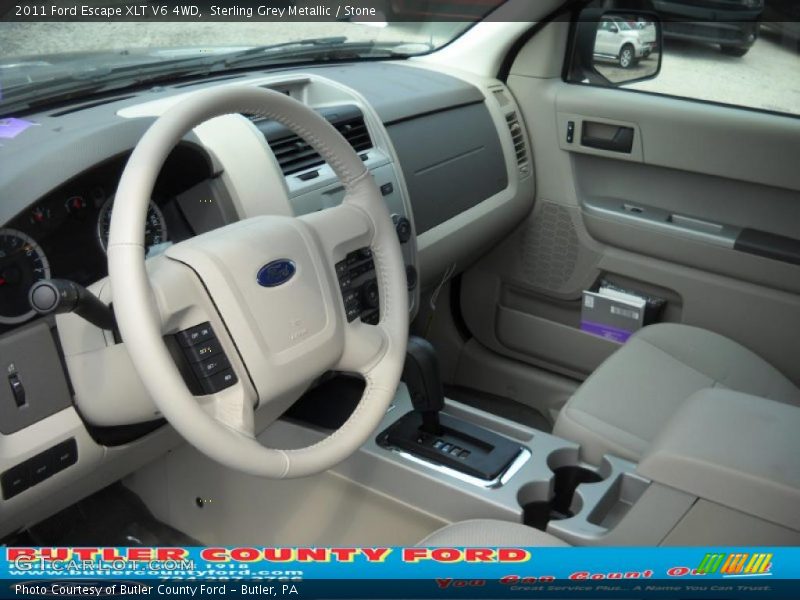 Sterling Grey Metallic / Stone 2011 Ford Escape XLT V6 4WD