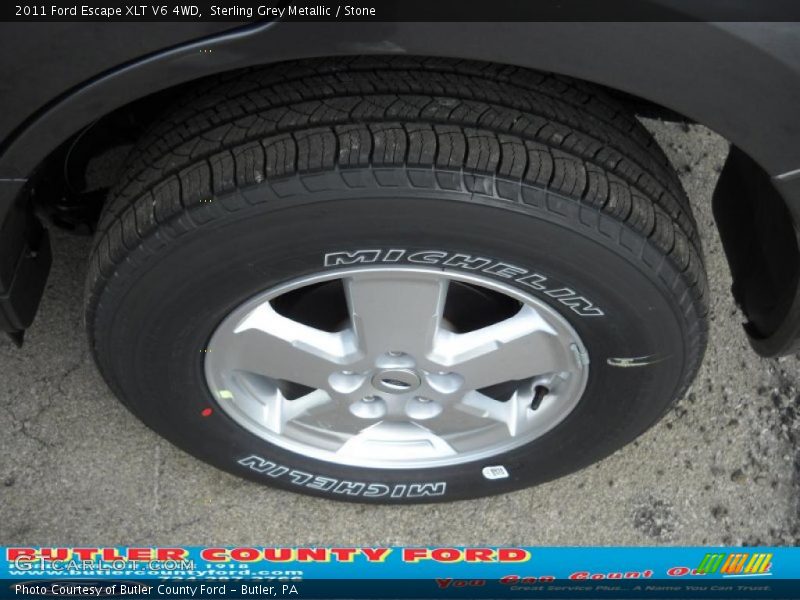 Sterling Grey Metallic / Stone 2011 Ford Escape XLT V6 4WD