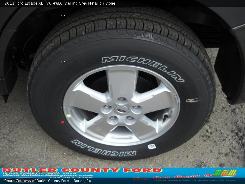 Sterling Grey Metallic / Stone 2011 Ford Escape XLT V6 4WD