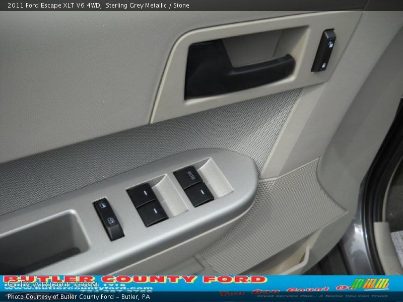 Sterling Grey Metallic / Stone 2011 Ford Escape XLT V6 4WD