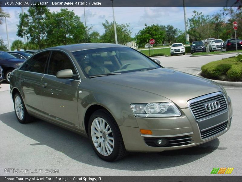 Dakar Beige Metallic / Beige 2006 Audi A6 3.2 Sedan