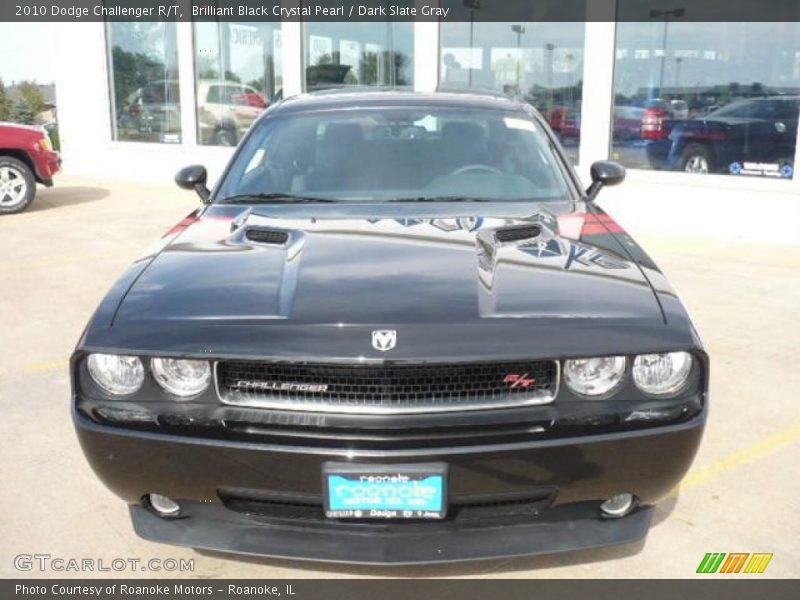 Brilliant Black Crystal Pearl / Dark Slate Gray 2010 Dodge Challenger R/T
