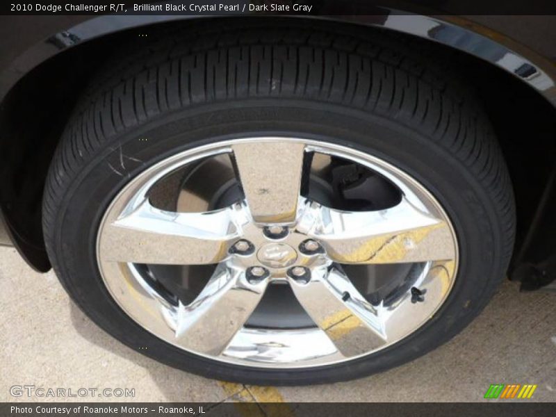 Brilliant Black Crystal Pearl / Dark Slate Gray 2010 Dodge Challenger R/T