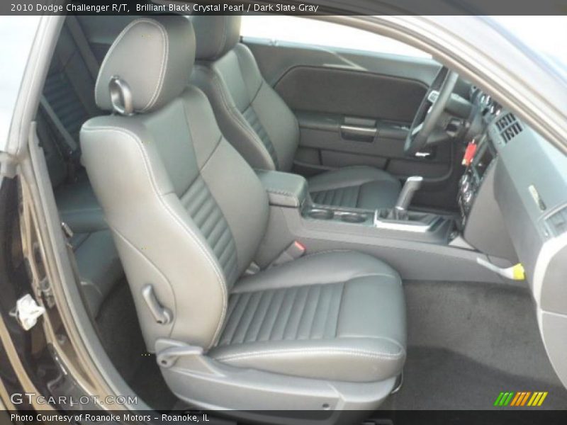 Brilliant Black Crystal Pearl / Dark Slate Gray 2010 Dodge Challenger R/T
