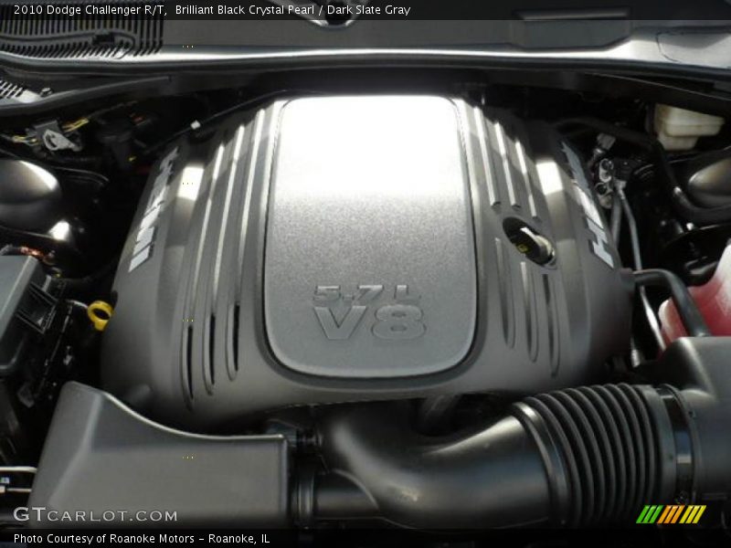 Brilliant Black Crystal Pearl / Dark Slate Gray 2010 Dodge Challenger R/T