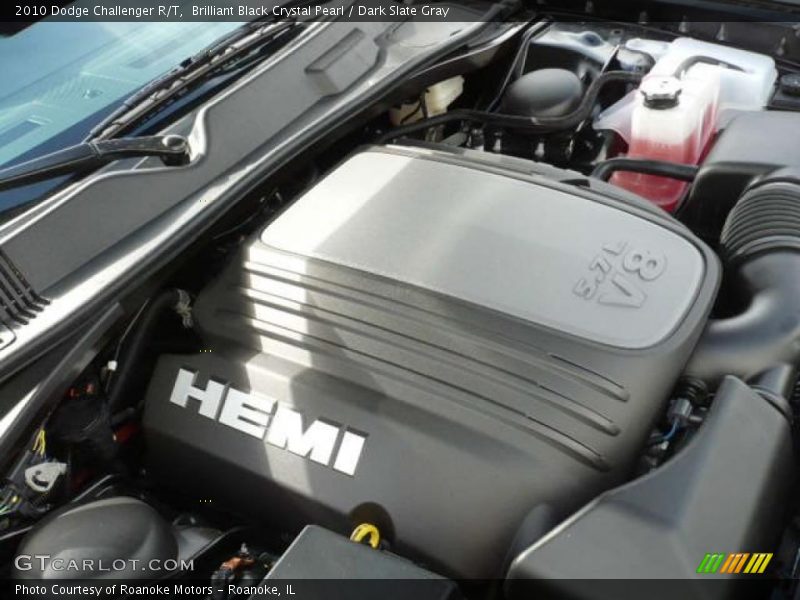 Brilliant Black Crystal Pearl / Dark Slate Gray 2010 Dodge Challenger R/T