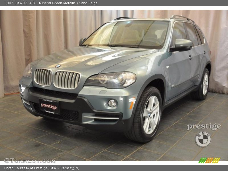 Mineral Green Metallic / Sand Beige 2007 BMW X5 4.8i