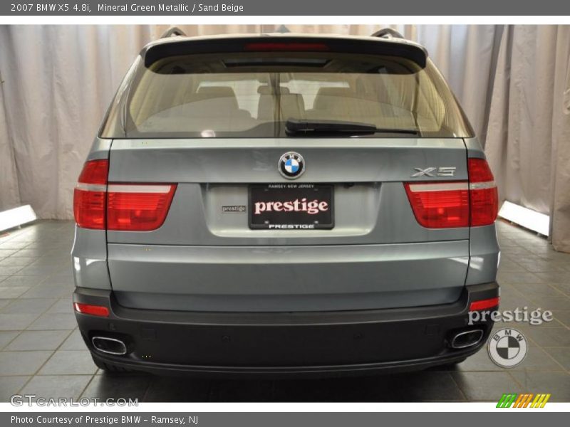 Mineral Green Metallic / Sand Beige 2007 BMW X5 4.8i