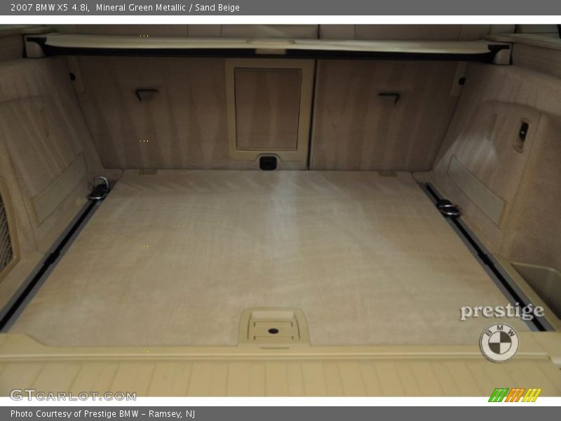 Mineral Green Metallic / Sand Beige 2007 BMW X5 4.8i