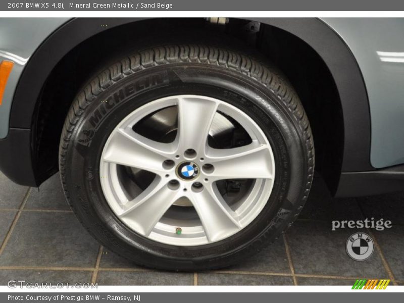 Mineral Green Metallic / Sand Beige 2007 BMW X5 4.8i