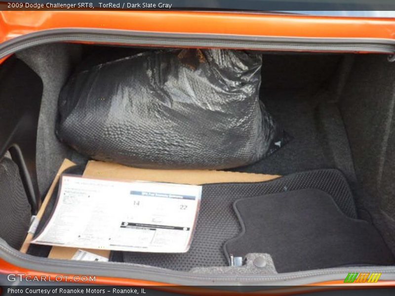 TorRed / Dark Slate Gray 2009 Dodge Challenger SRT8