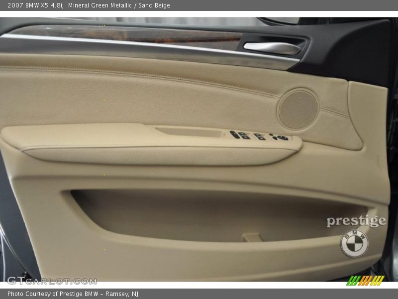 Mineral Green Metallic / Sand Beige 2007 BMW X5 4.8i