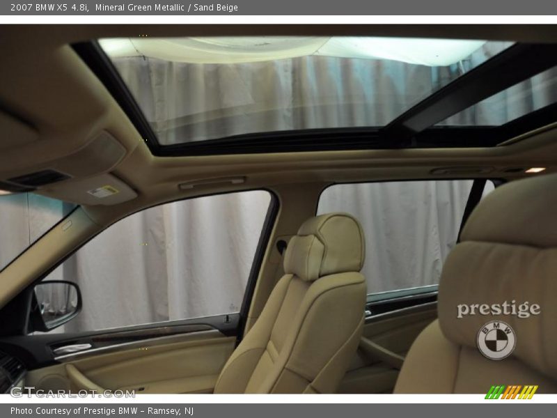 Mineral Green Metallic / Sand Beige 2007 BMW X5 4.8i