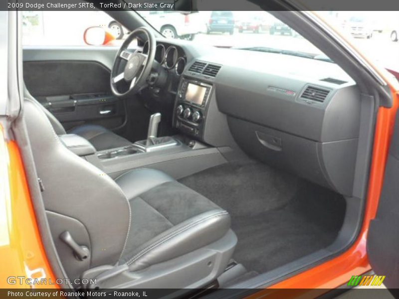 TorRed / Dark Slate Gray 2009 Dodge Challenger SRT8