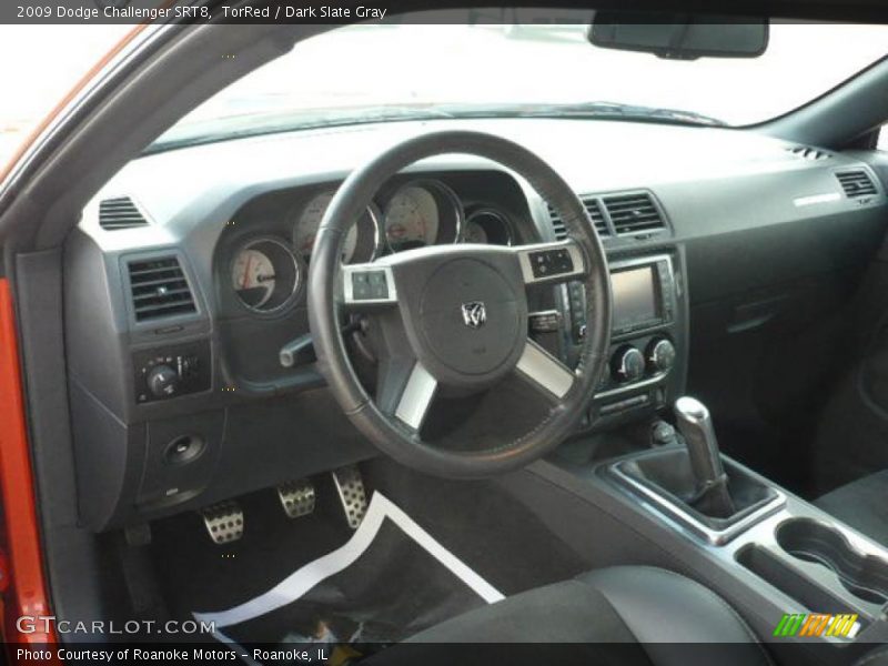 TorRed / Dark Slate Gray 2009 Dodge Challenger SRT8