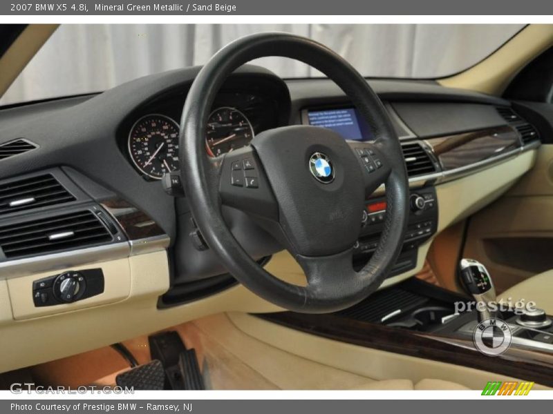 Mineral Green Metallic / Sand Beige 2007 BMW X5 4.8i