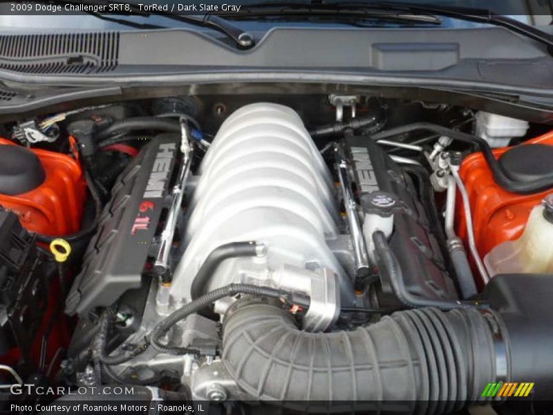 TorRed / Dark Slate Gray 2009 Dodge Challenger SRT8