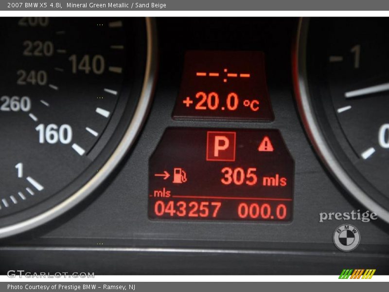 Mineral Green Metallic / Sand Beige 2007 BMW X5 4.8i