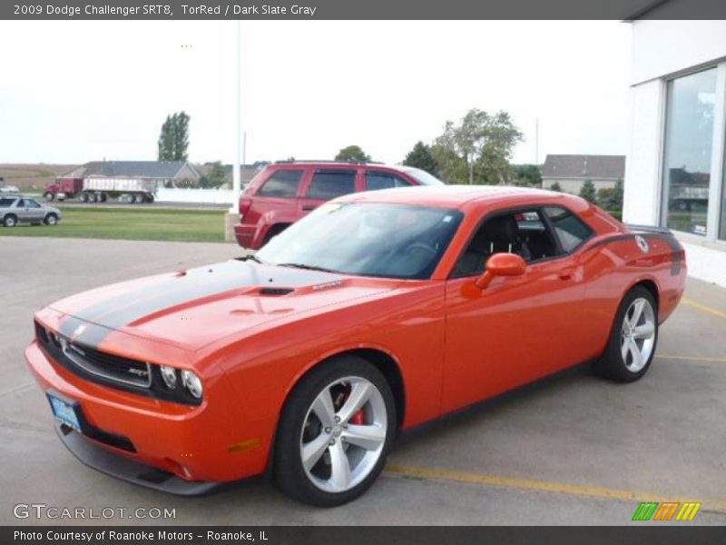 TorRed / Dark Slate Gray 2009 Dodge Challenger SRT8