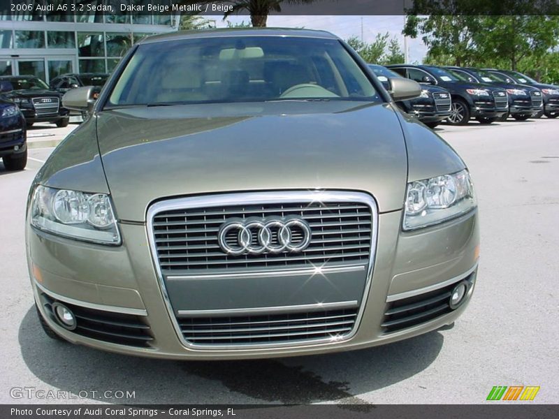 Dakar Beige Metallic / Beige 2006 Audi A6 3.2 Sedan
