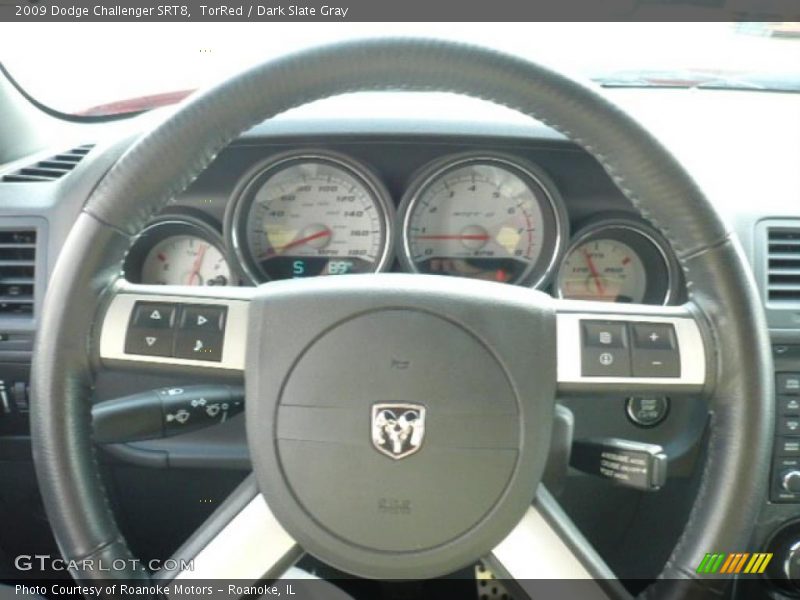 TorRed / Dark Slate Gray 2009 Dodge Challenger SRT8