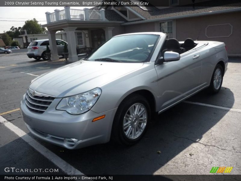 Bright Silver Metallic / Dark Slate Gray 2009 Chrysler Sebring Touring Convertible