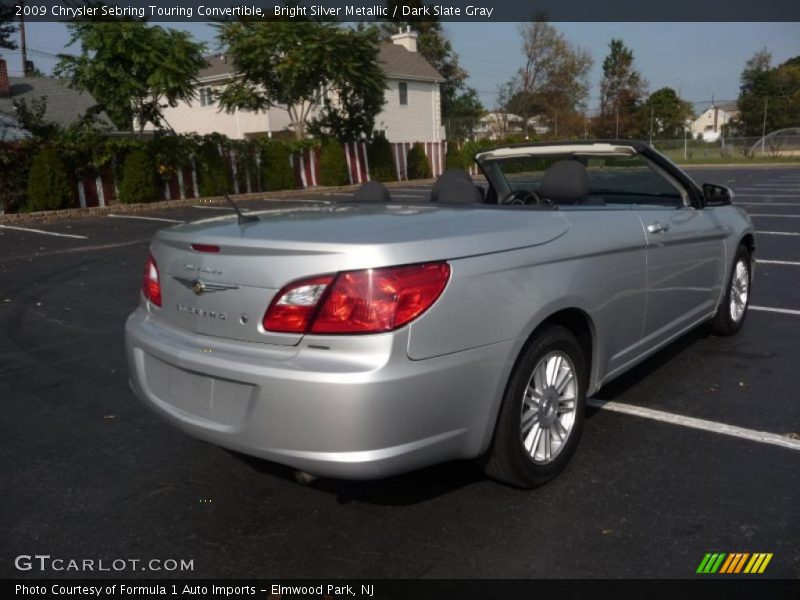 Bright Silver Metallic / Dark Slate Gray 2009 Chrysler Sebring Touring Convertible