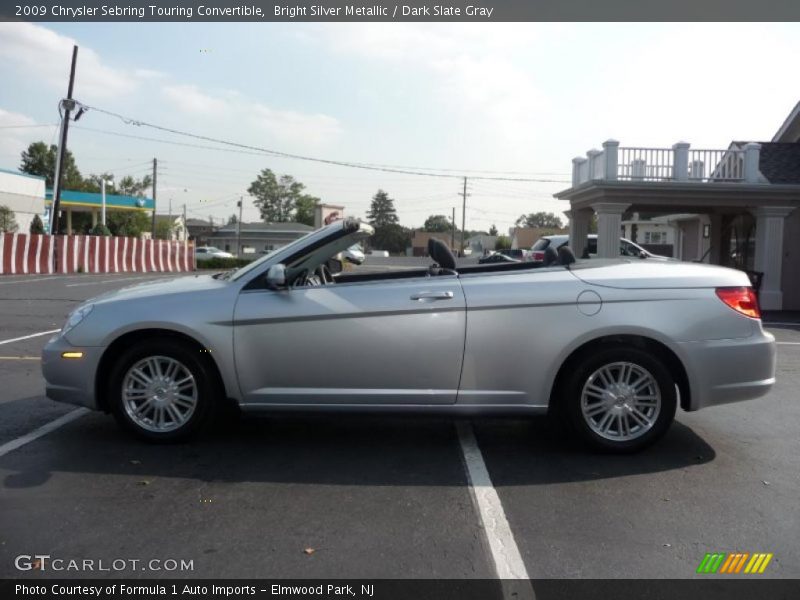 Bright Silver Metallic / Dark Slate Gray 2009 Chrysler Sebring Touring Convertible