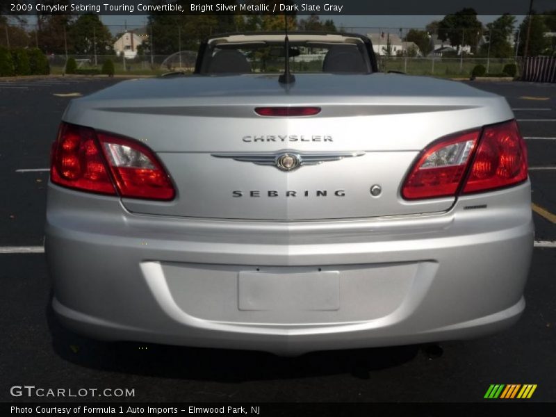 Bright Silver Metallic / Dark Slate Gray 2009 Chrysler Sebring Touring Convertible
