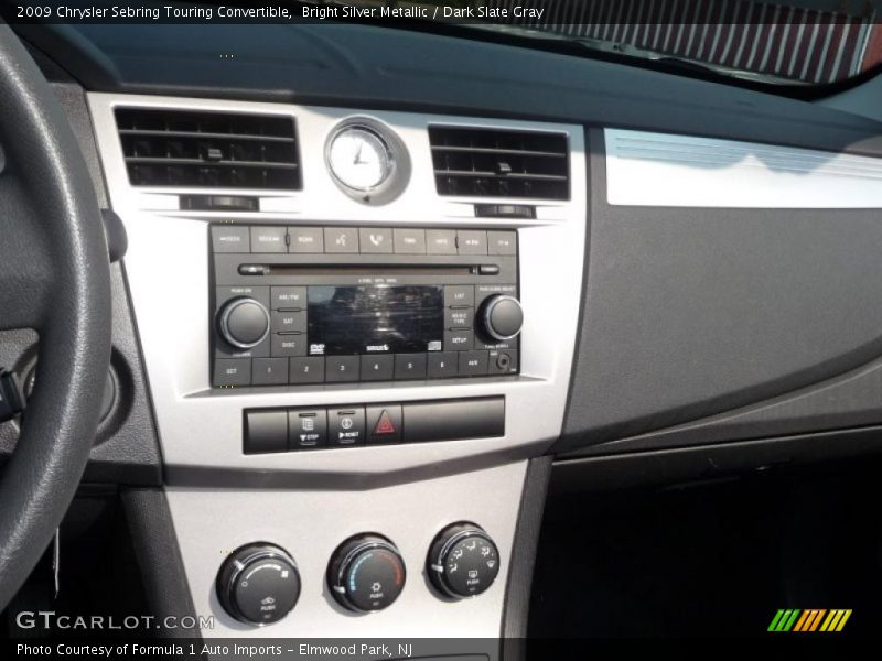 Bright Silver Metallic / Dark Slate Gray 2009 Chrysler Sebring Touring Convertible