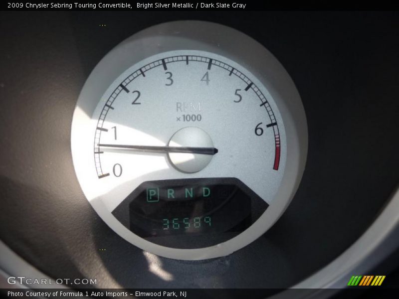 Bright Silver Metallic / Dark Slate Gray 2009 Chrysler Sebring Touring Convertible