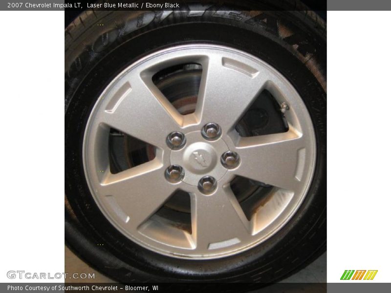Laser Blue Metallic / Ebony Black 2007 Chevrolet Impala LT