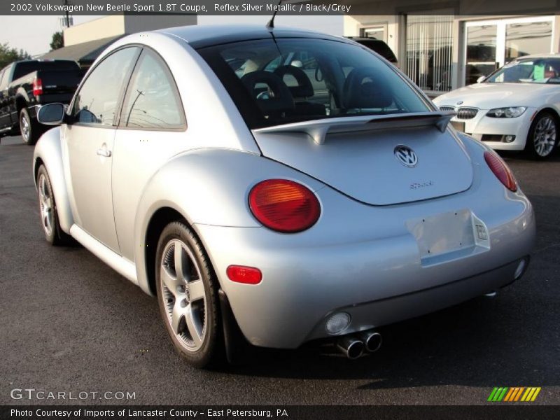 Reflex Silver Metallic / Black/Grey 2002 Volkswagen New Beetle Sport 1.8T Coupe