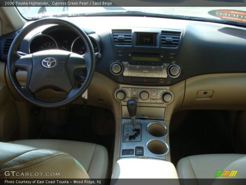 Cypress Green Pearl / Sand Beige 2008 Toyota Highlander